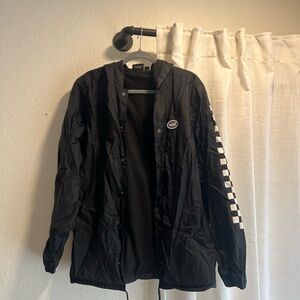 Vans Black Men's Windbreaker Jacket